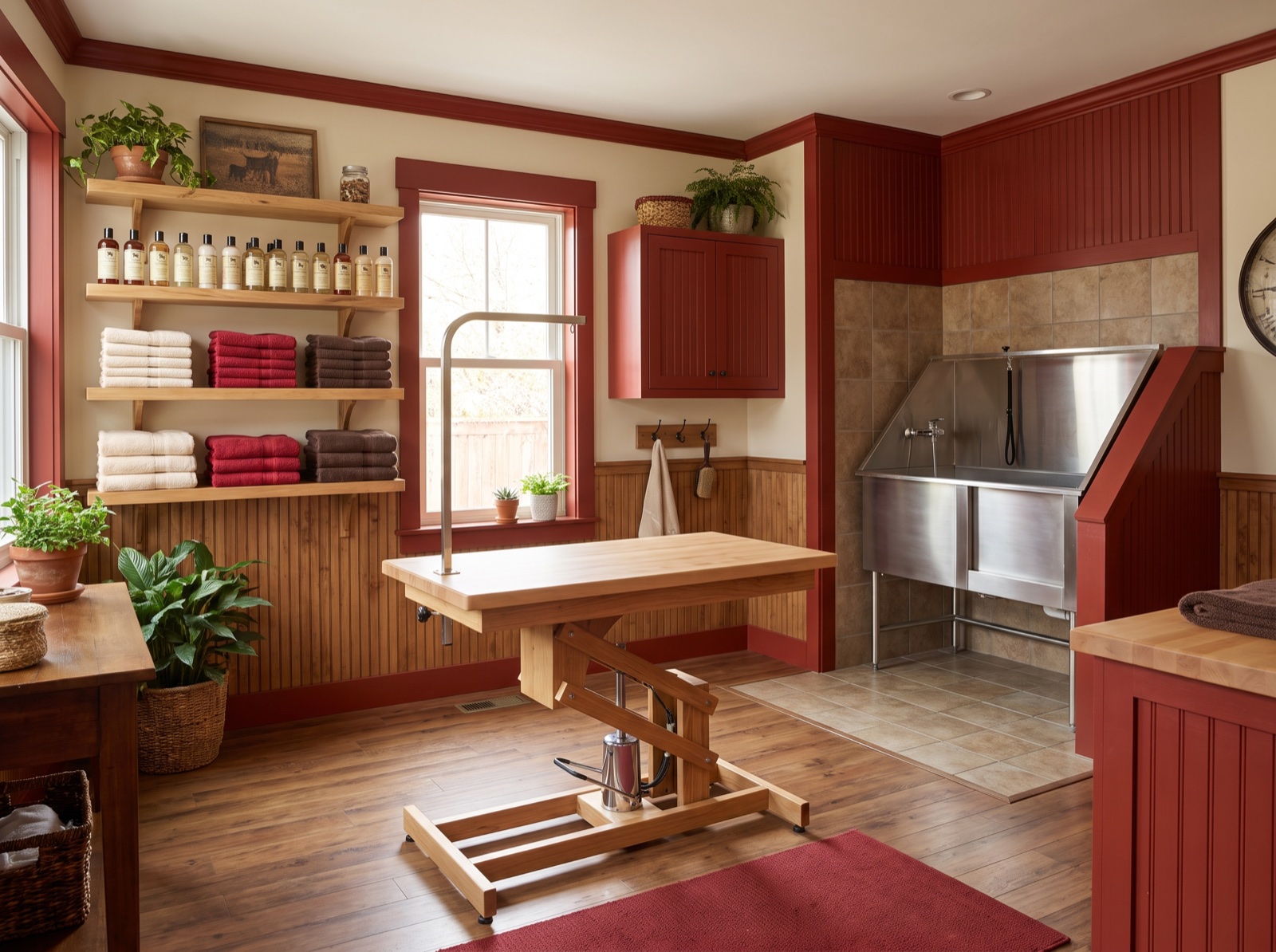 Inside the Darling Dogs Grooming salon