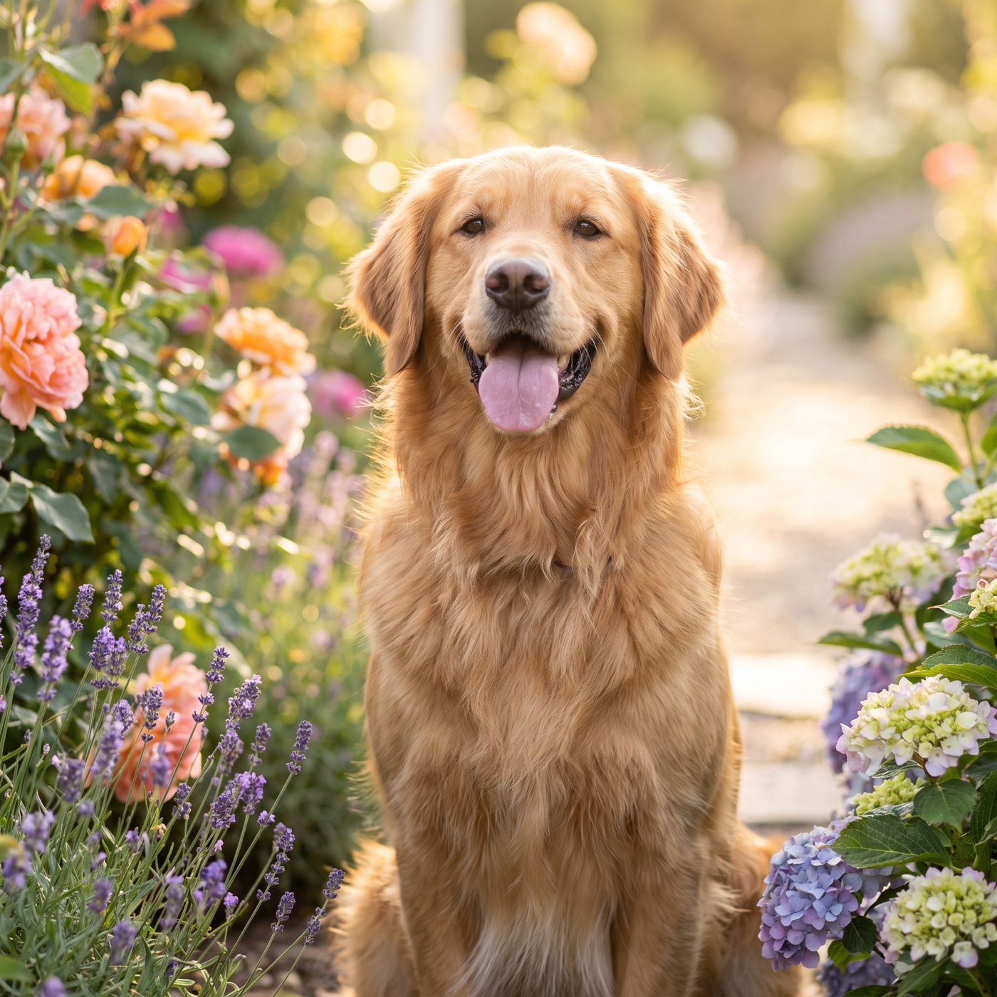 A well-groomed dog looking its best