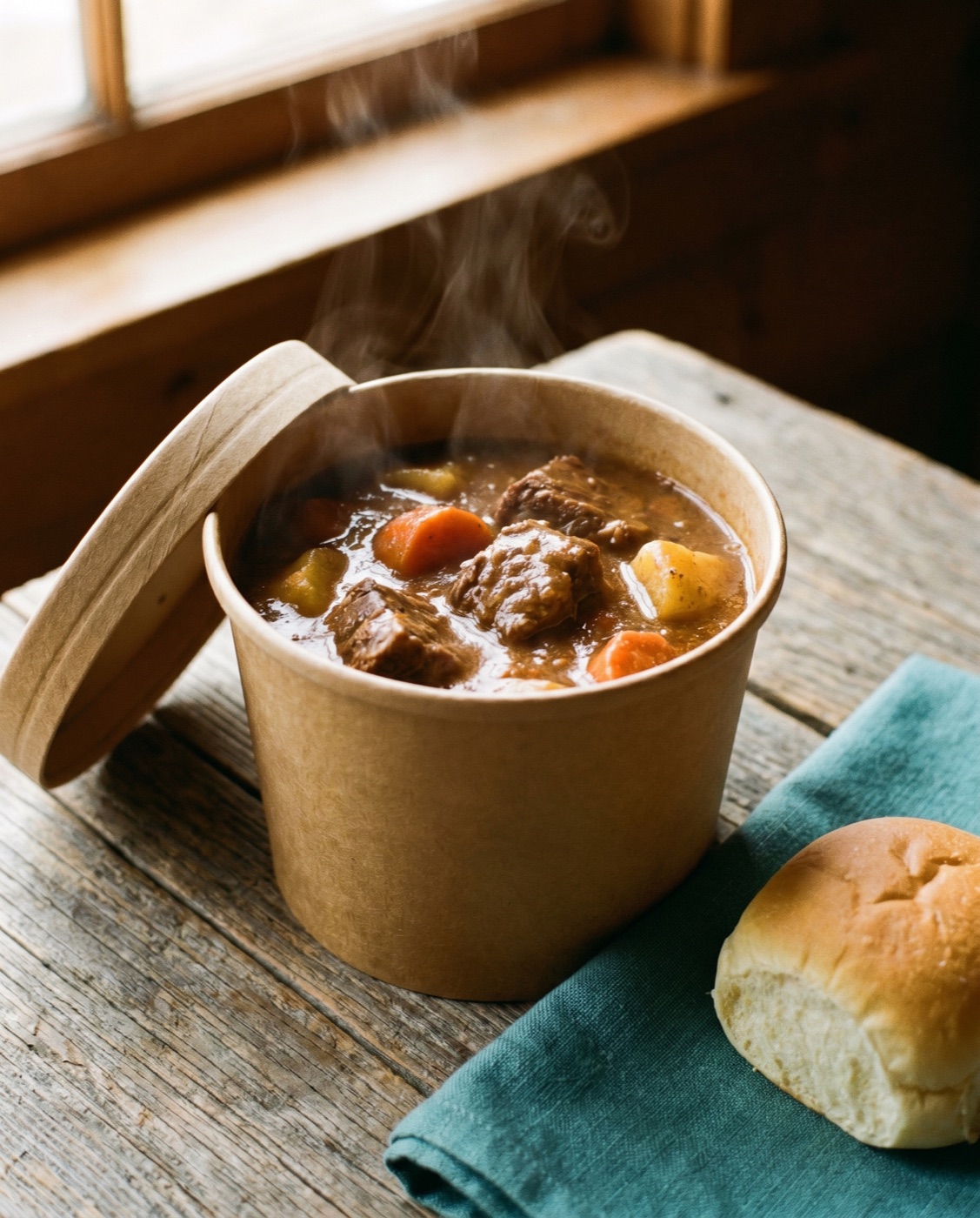 Beef Stew To Go, freshly made