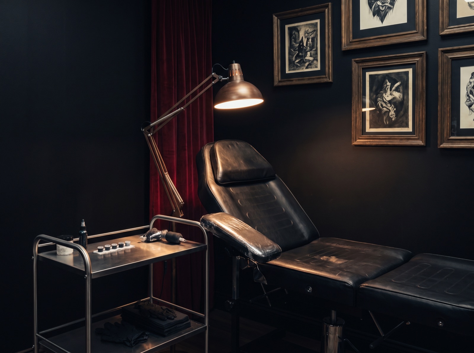 The studio space at Ink Therapy