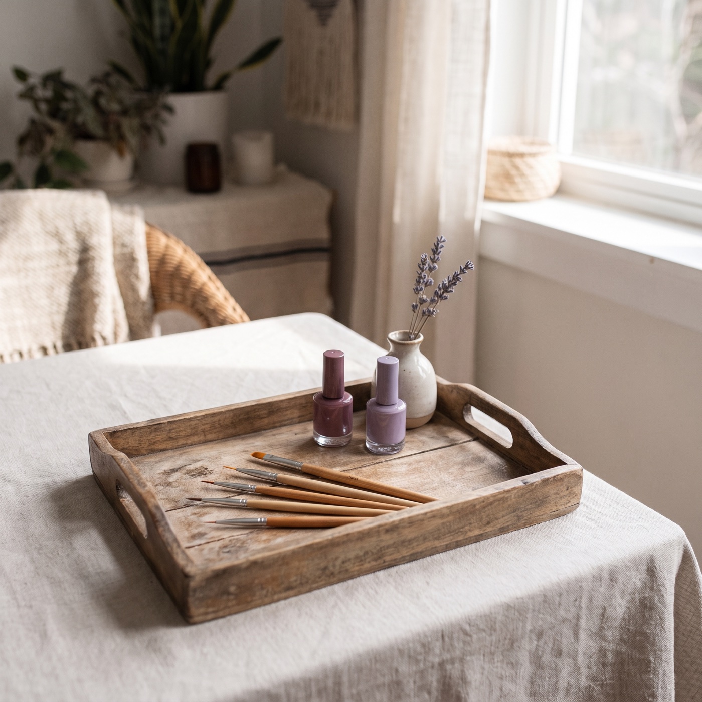 A relaxing treatment in progress