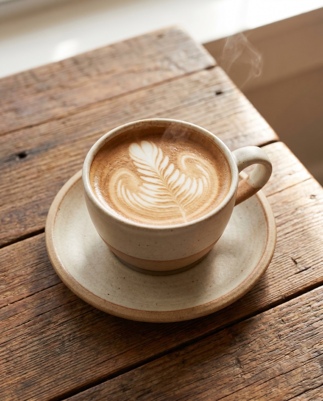 Morning Latte, at Our Place Coffeehouse