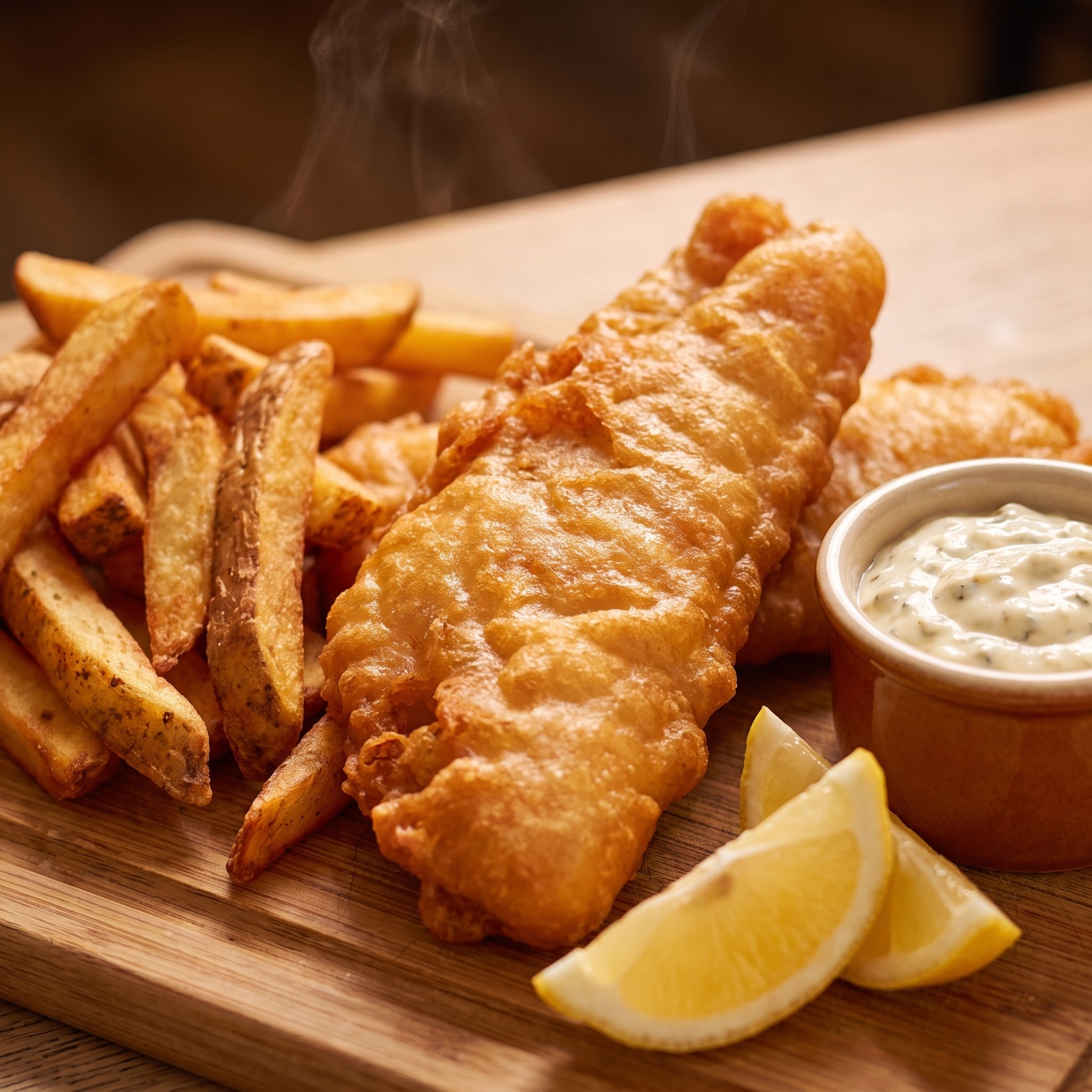 Fish & chips at Peelers Potatoes