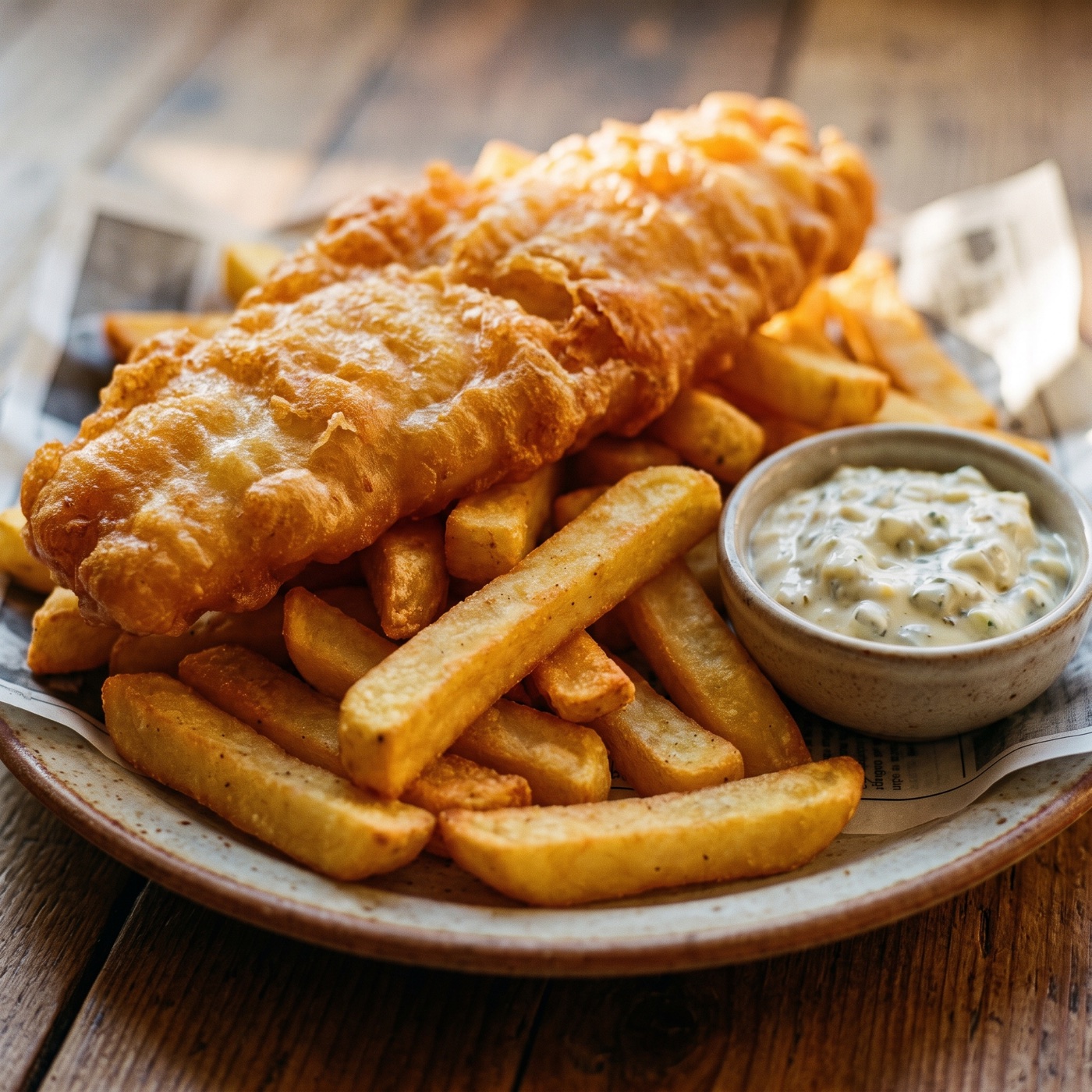 Fish & chips at Peggy's Cove Food Factory