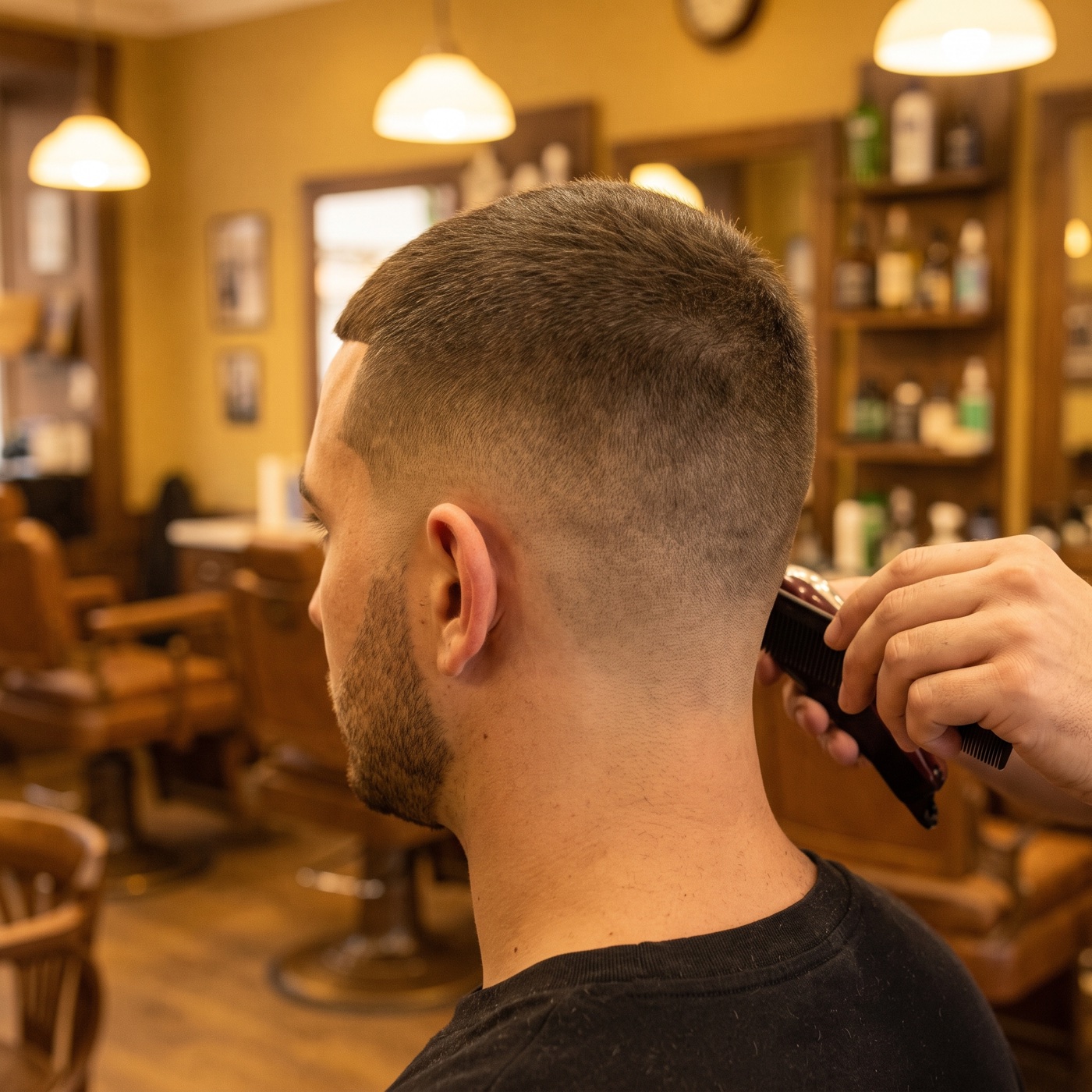 A clean finished cut