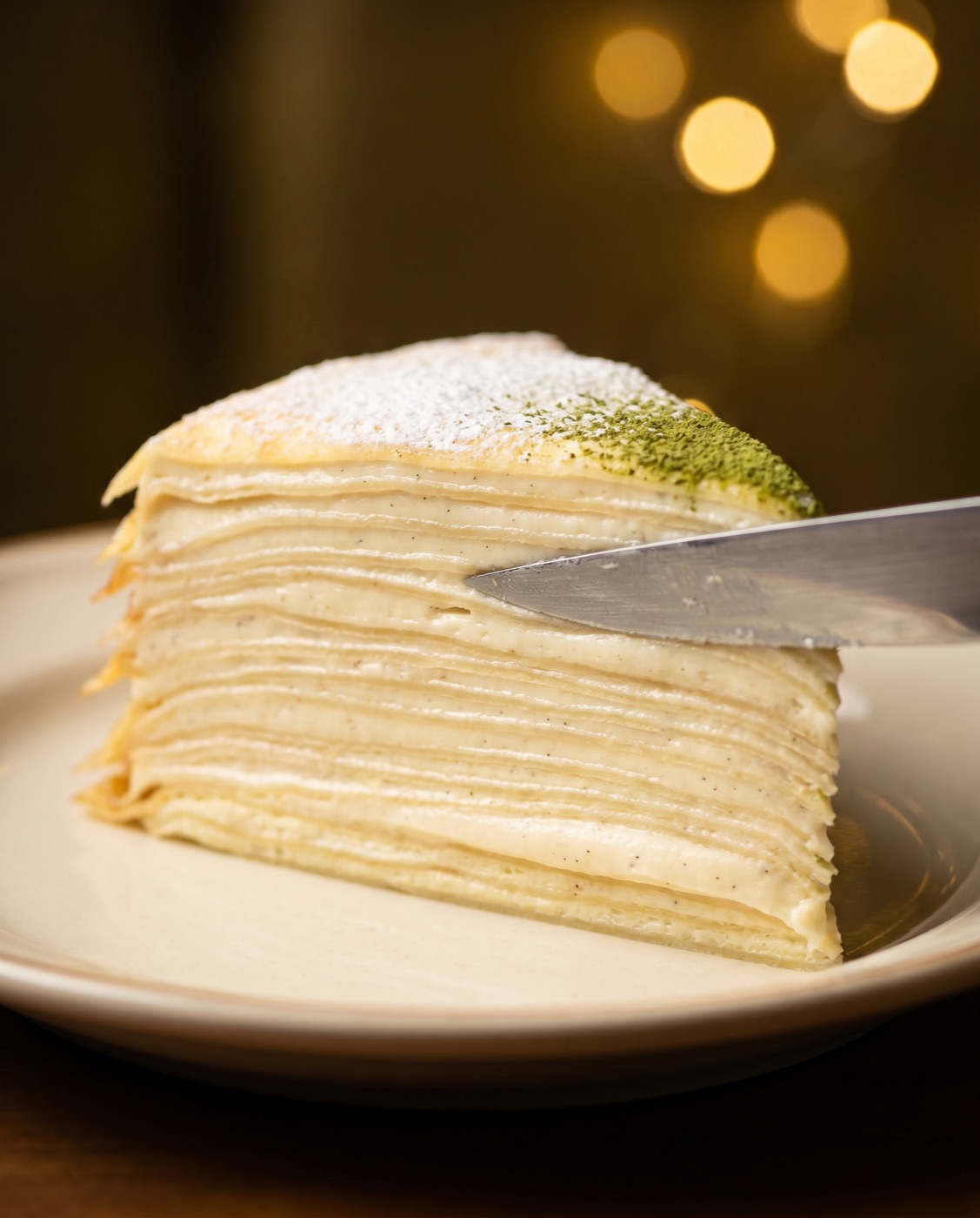 Mille Crepe Cake, freshly made