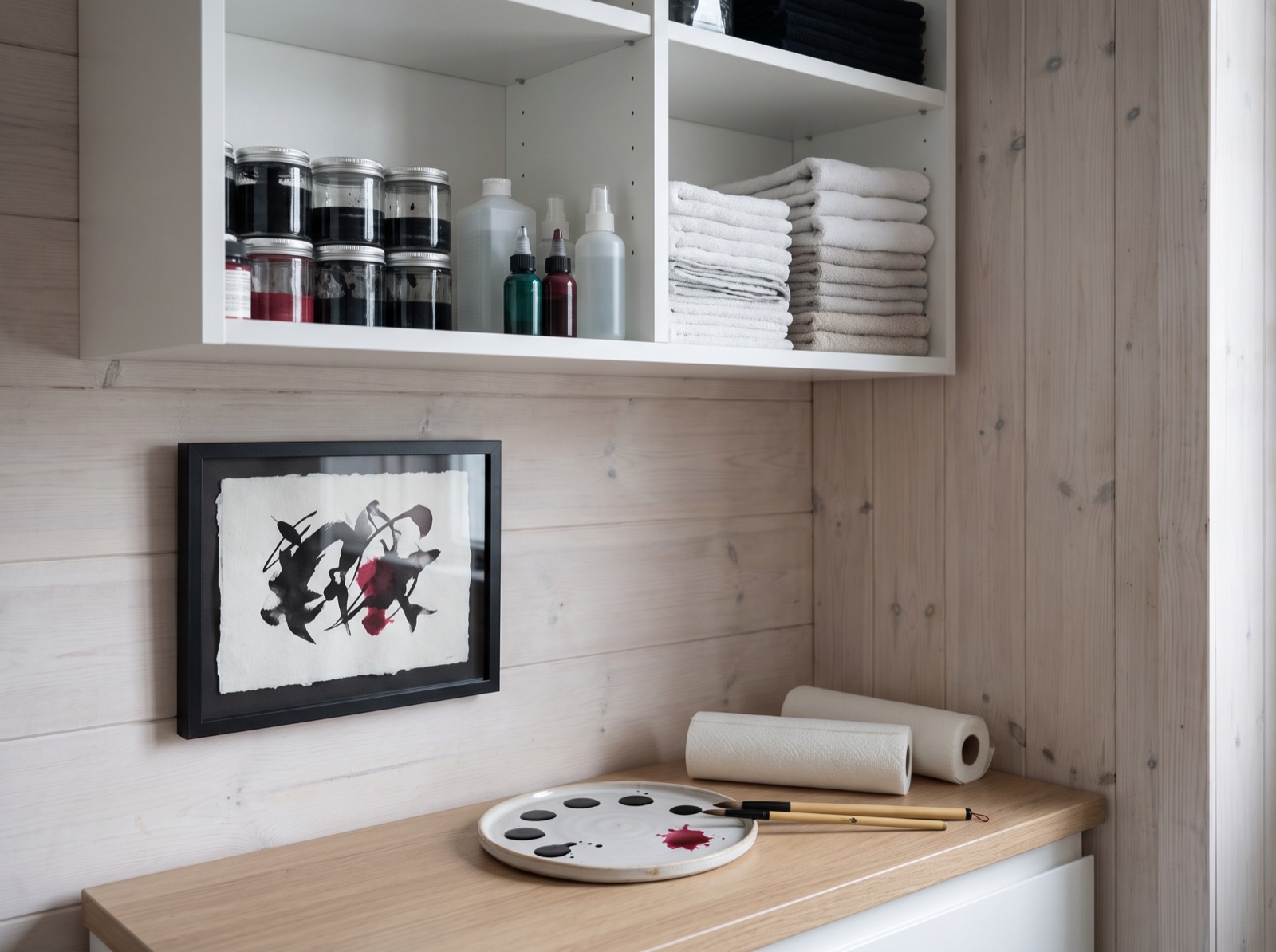 The studio space at San Tattoo Studio 叁刺青