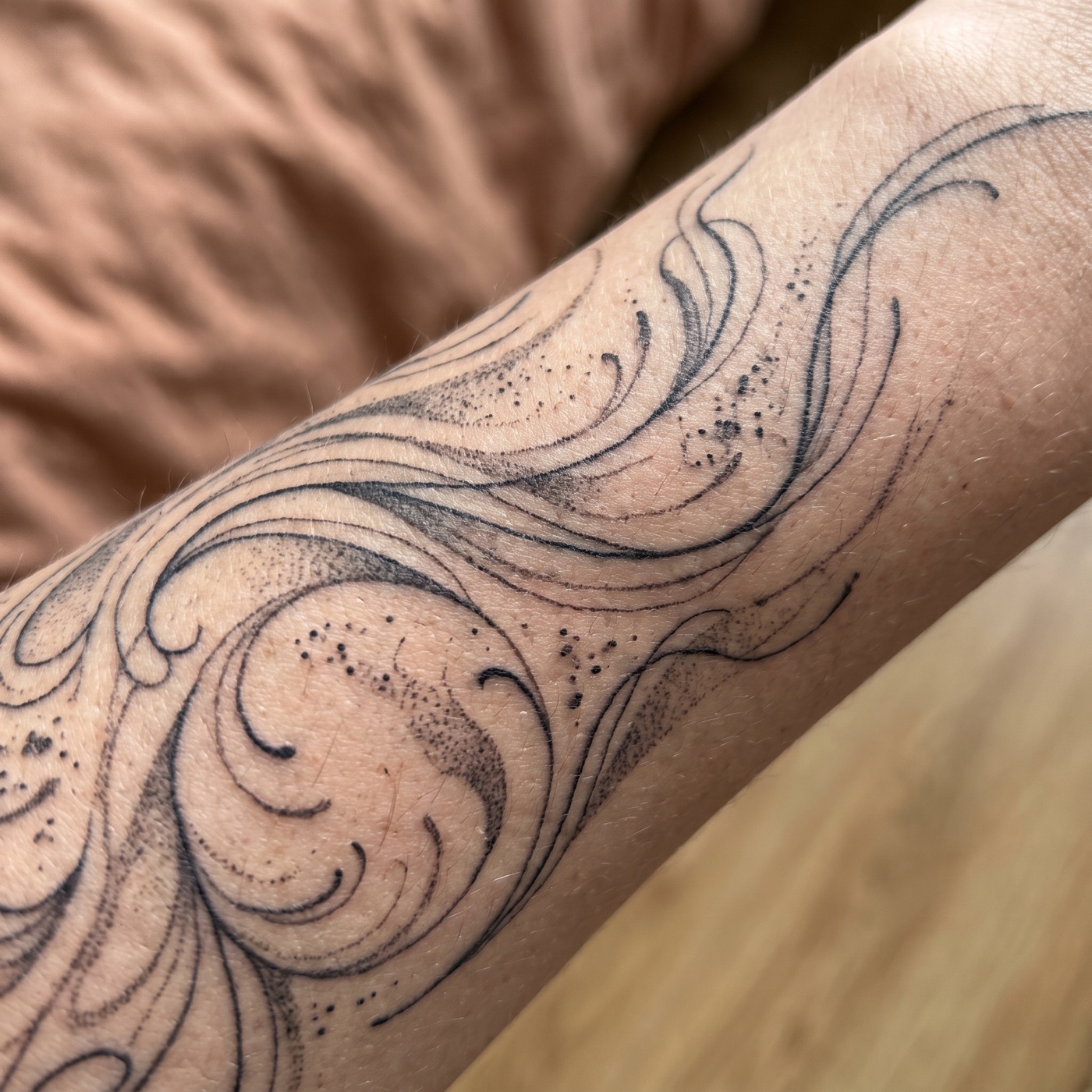 Tattoo work at San Tattoo Studio 叁刺青